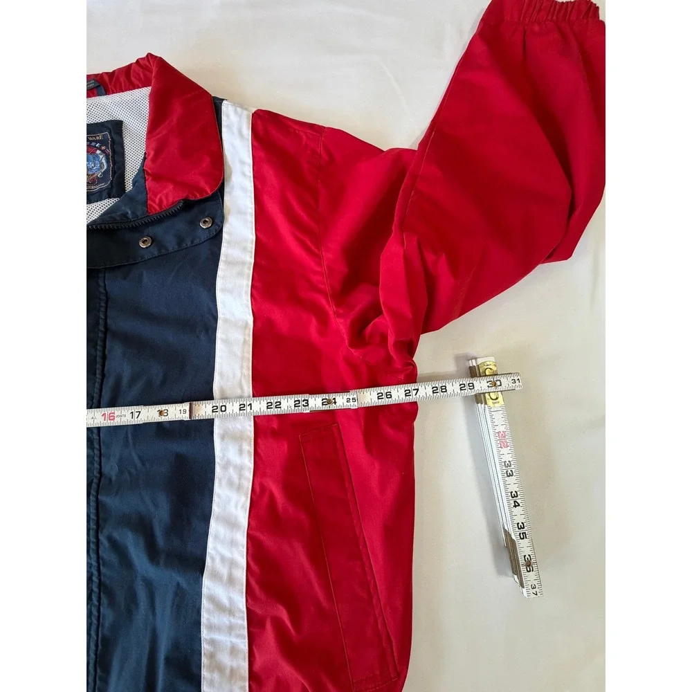 Vintage Members Only 90s Marine Ware Sailing Jacket Windbreaker Colorblock  XL